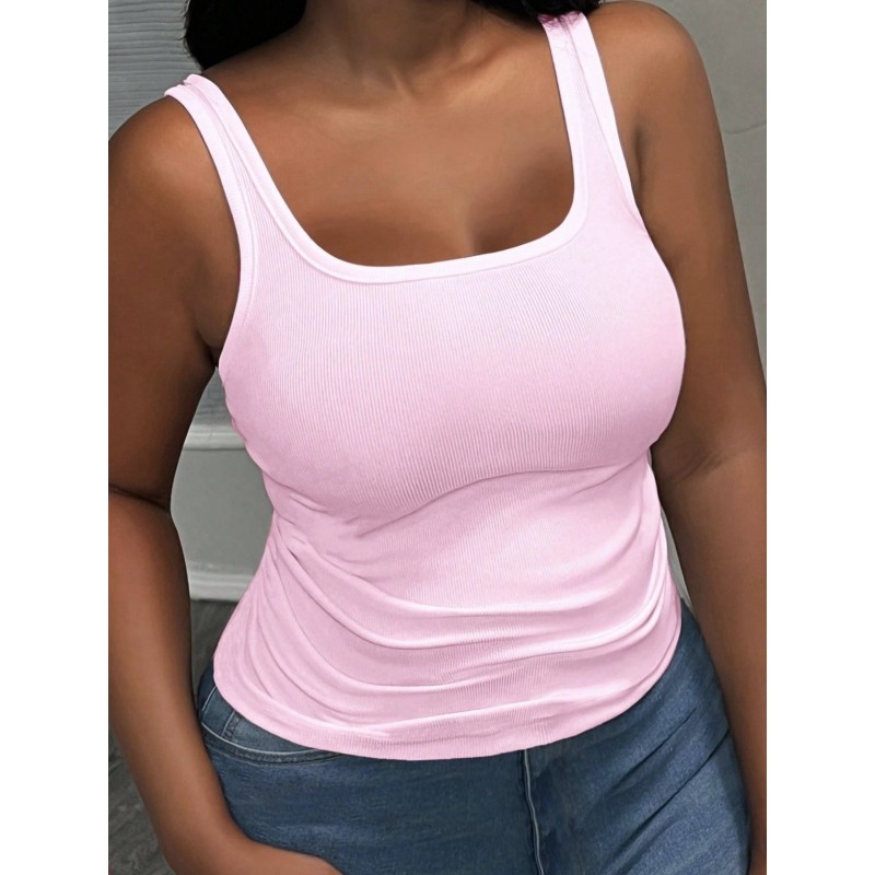 Débardeur grandes tailles rose | FeelFine