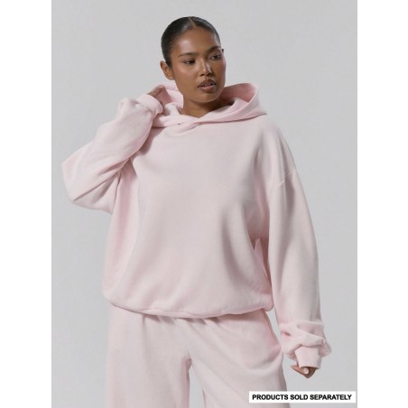 Sweat grandes tailles rose léopard | FeelFine